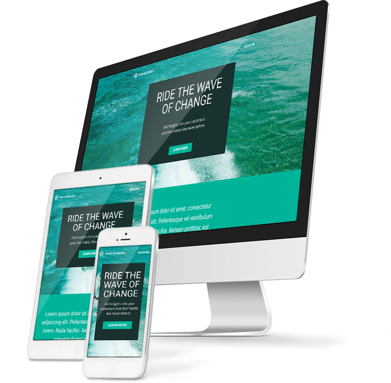 Custom Responsive Website Builder